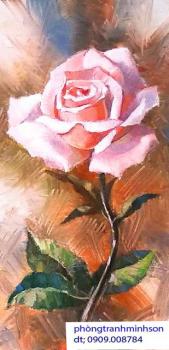 tranh hoa hồng 40x50